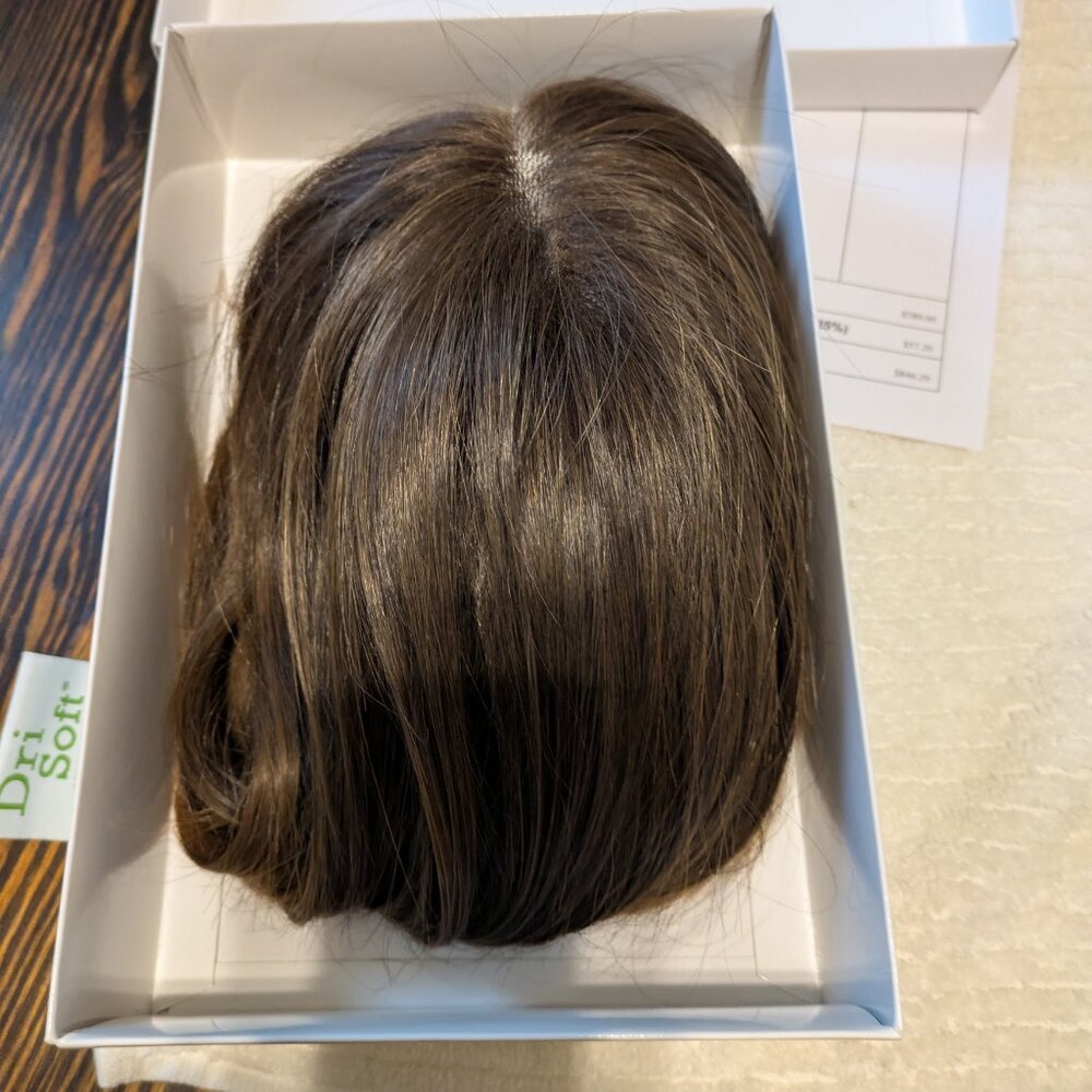 Synthetic hair topper